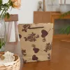 أكياس هدايا ورقية لعيد الميلاد تُكيَّف حسب أكياس الموضة غير الغزل Specification image